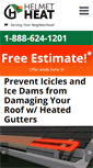 Mobile Screenshot of heated-gutters.com